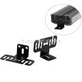 Black Powder Rebating Steel Jeep Light Bar Brackets